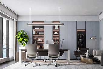 襄樊轻奢风格-书房