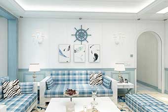 襄樊地中海风格-客厅