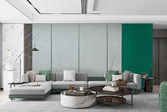 襄樊轻奢风格-客厅