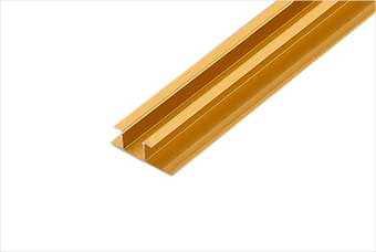 襄樊航空纤维墙咔铝合金带灯中条（钛金氧化）