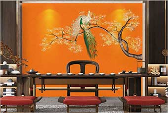 襄樊森佰汇航空纤维墙咔（春花秋月）