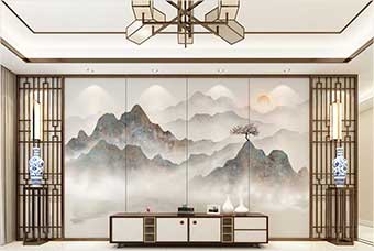 襄樊森佰汇航空纤维（山水画系列）