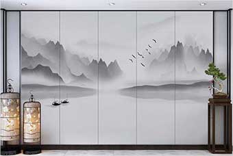 襄樊森佰汇航空纤维（山水画系列）