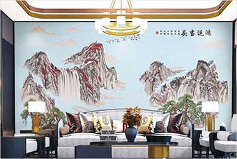 襄樊森佰汇航空纤维墙咔（鸿运当头）